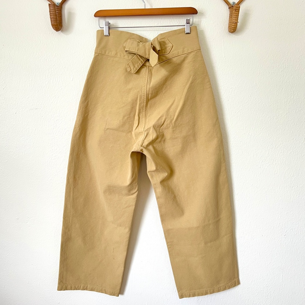 Rudy Jude Organic Cotton High Season Pant in Tan color - Picture 4 of 8
